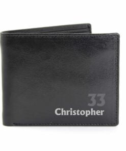 Personalised Birthday Leather Wallet