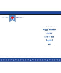 Personalised Birthday Star Card