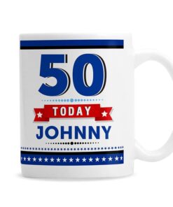 Personalised Birthday Star Mug