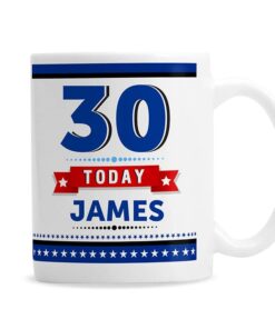 Personalised Birthday Star Mug