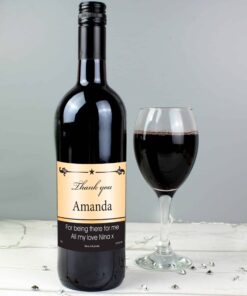Personalised Red Wine