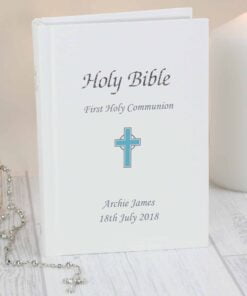 Personalised Blue Cross Bible