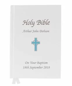 Personalised Blue Cross Bible