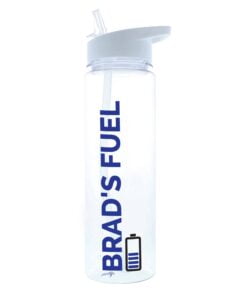 Personalised Blue Fuel Island Water Bottle