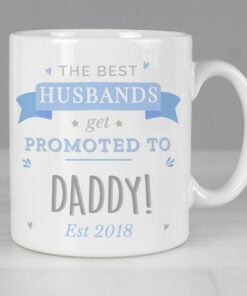 Personalised Blue Promoted to Mug