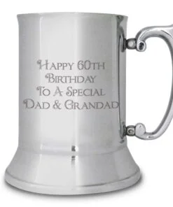 Personalised Bold Message Stainless Steel Tankard