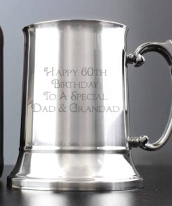 Personalised Bold Message Stainless Steel Tankards