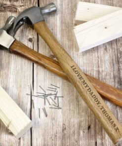 Personalised Bold Text Hammer