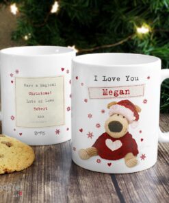 Personalised Boofle Christmas Love Mug
