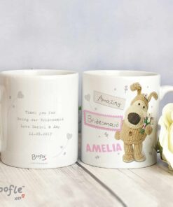 Personalised Boofle Female Wedding Mug
