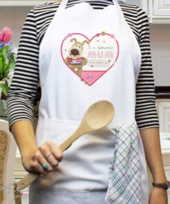 Personalised Boofle Flowers Apron