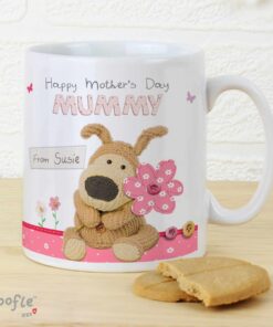 Personalised Boofle Flowers Mug