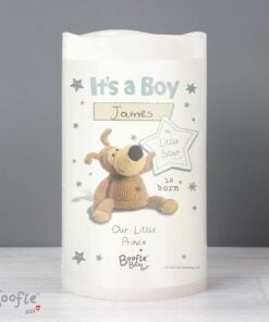 Personalised Boofle It’s a Boy Nightlight LED Candle