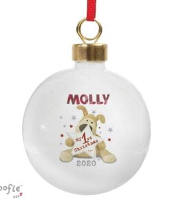 Personalised Boofle My 1st Christmas Bauble