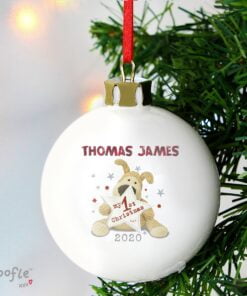 Personalised Boofle My 1st Christmas Bauble