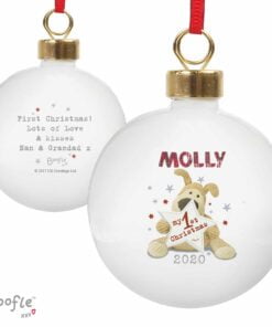 Personalised Boofle My 1st Christmas Bauble