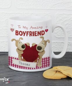 Personalised Boofle Shared Heart Mug