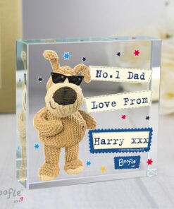 Personalised Boofle Stars Large Crystal Token