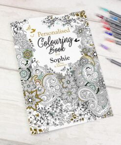 Personalised Botanical Colouring Book