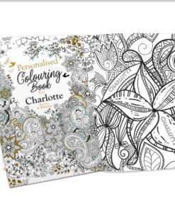 Personalised Botanical Colouring Book