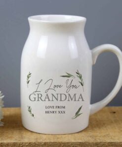 Personalised Botanical Flower Jug