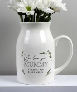 Personalised Botanical Flower Jug