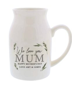 Personalised Botanical Flower Jug