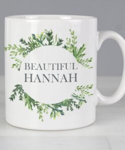 Personalised Botanical Mug