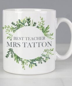 Personalised Botanical Mug