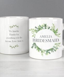 Personalised Botanical Mug