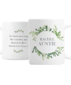 Personalised Botanical Mug