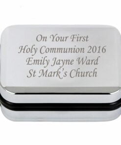 Personalised Box with Silver Cross Necklace