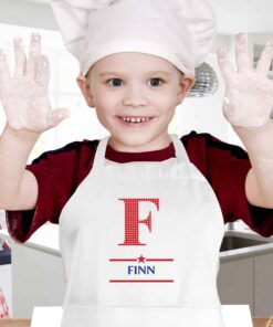 Personalised Boys Initial Children’s Apron