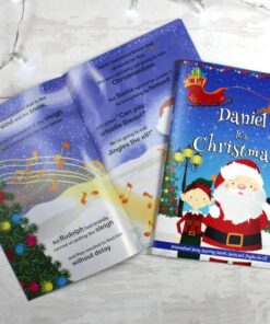 Personalised Boys “It’s Christmas” Story Book, Featuring Santa and his Elf Jingles