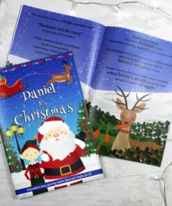 Personalised Boys “It’s Christmas” Story Book, Featuring Santa and his Elf Jingles
