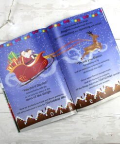 Personalised Boys “It’s Christmas” Story Book, Featuring Santa and his Elf Jingles