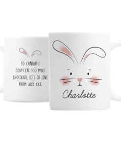 Personalised Bunny Features Mug