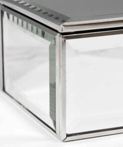 Personalised Butterflies Mirrored Jewellery Box