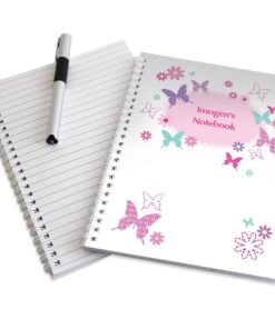 Personalised Butterfly A5 Notebook