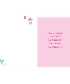 Personalised Butterfly Card