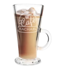 Personalised Cafe Latte Glass