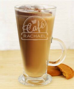 Personalised Cafe Latte Glass