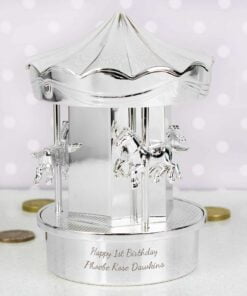 Personalised Carousel Money Box