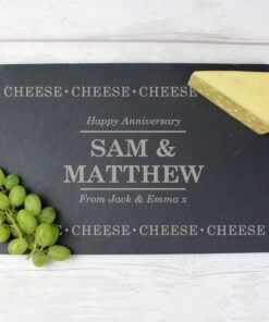 Personalised Cheese Cheese Cheese Slate Cheese Board