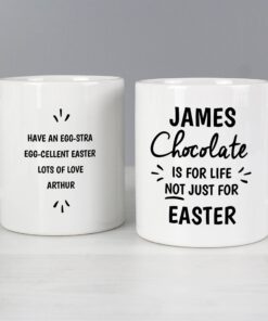 Personalised Chocolate Is For Life Mug