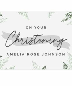 Personalised Christening Card