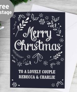 Personalised Christmas Frost Card