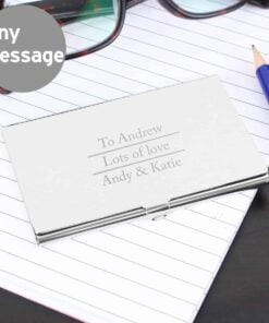 Personalised Classic Business Card Holder