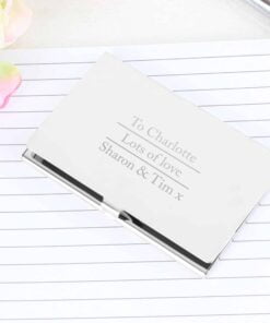 Personalised Classic Business Card Holder