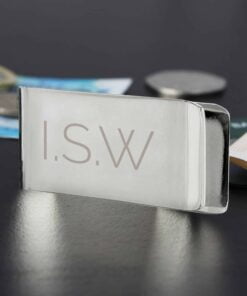 Personalised Classic Initial Money Clip
